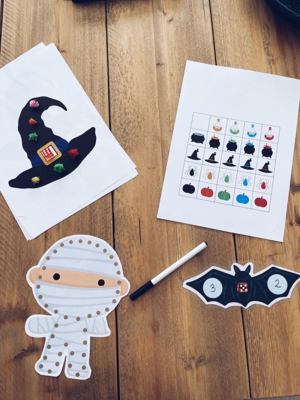 Halloween hoekenwerk / educatieve printables - Afbeelding 13