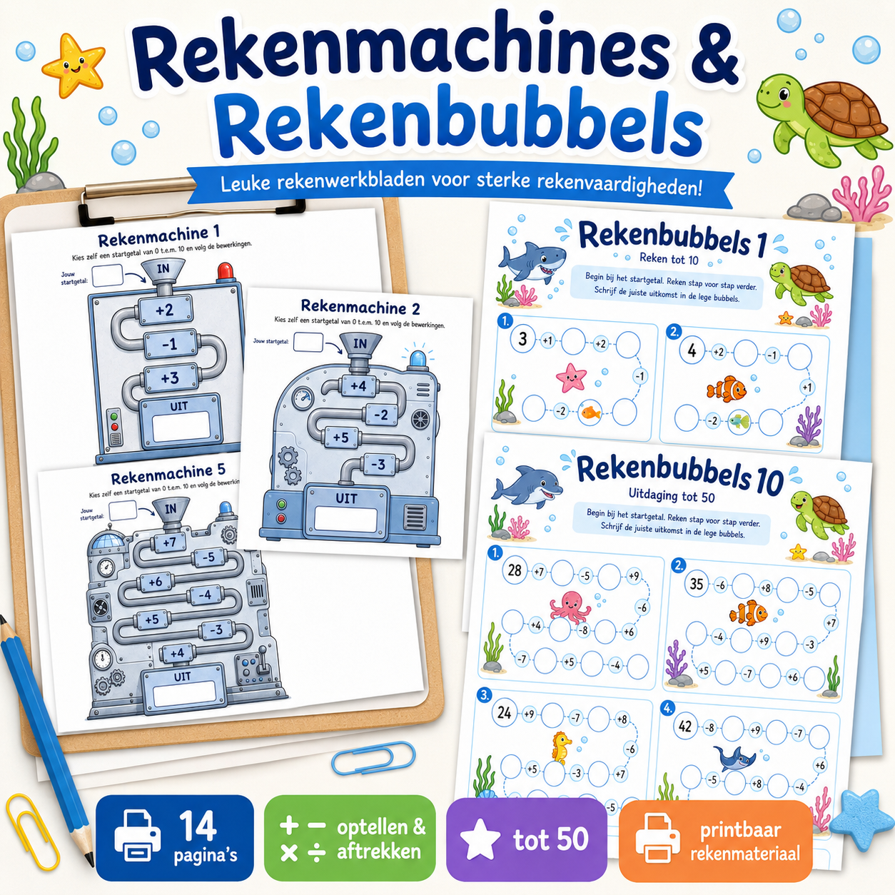 Rekenbubbels voor jonge sterke rekenaars (kleuter-L1)