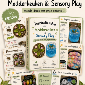 Inspiratiefiches modderkeuken en sensory play