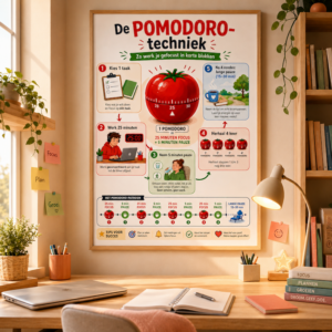 pomodoro techniek studeren - unicorns & fairytales