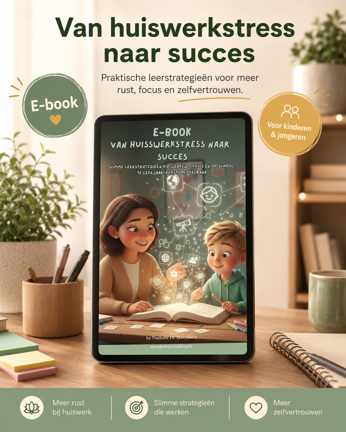 E-BOOK : van huiswerkstress naar succes