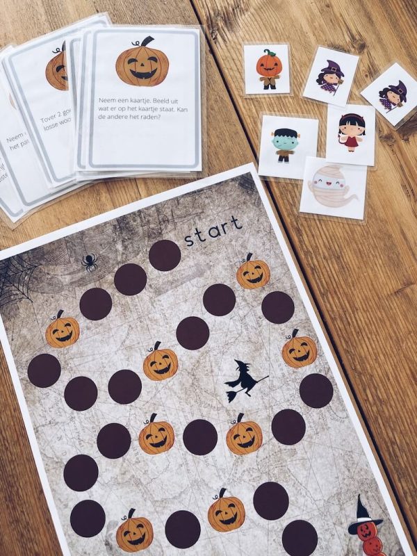 Halloween hoekenwerk / educatieve printables - Afbeelding 15