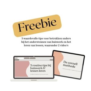 HOMEWORK CALM DOWN KIT (met waardevolle tips)